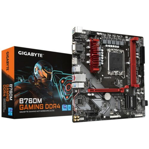 GIGABYTE B760M GAMING DDR4 LGA 1700 Q-Flash USB-C 5Gb/s DP, HDMI, D-Sub