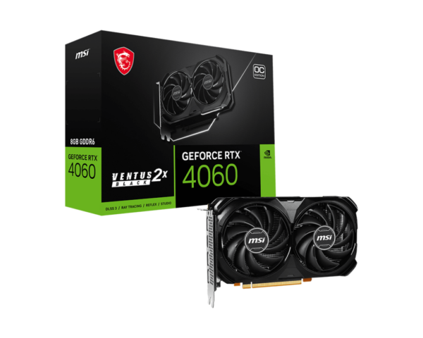 TARJETA DE VIDEO MSI RTX 4060 8GB VENTUS X2